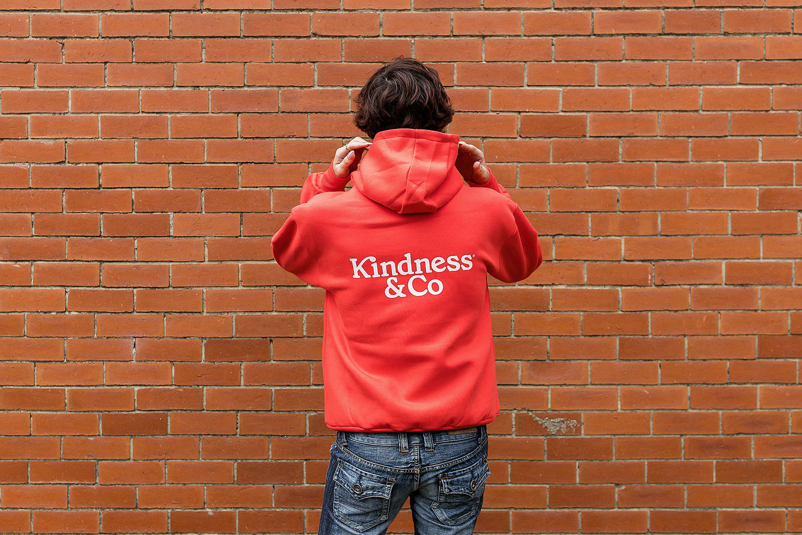 Wildheart Weighted Hoodie - Soft Red