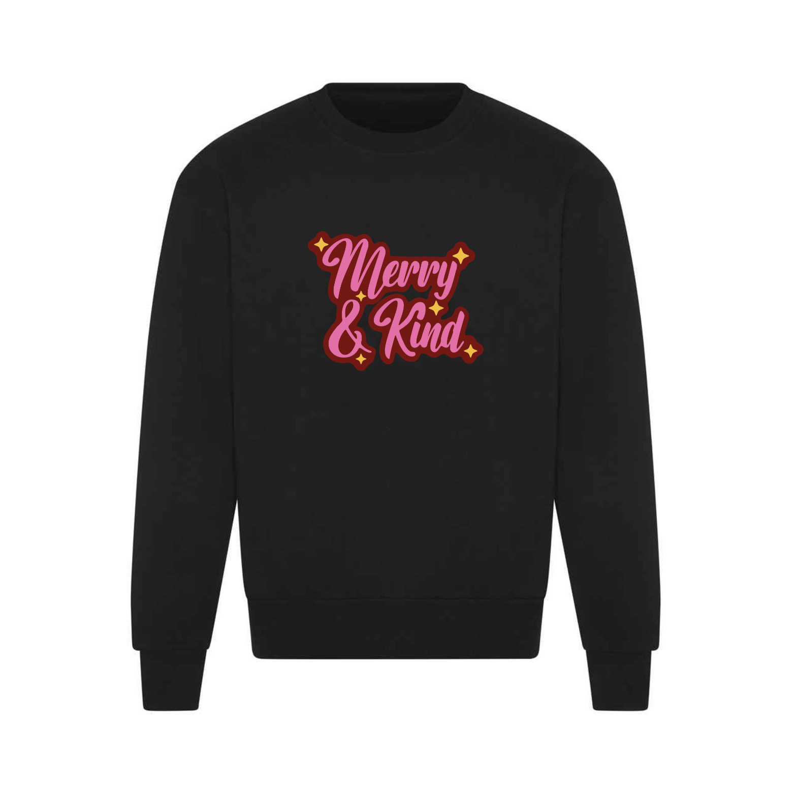 Merry & Kind Sweatshirt - Deep Black