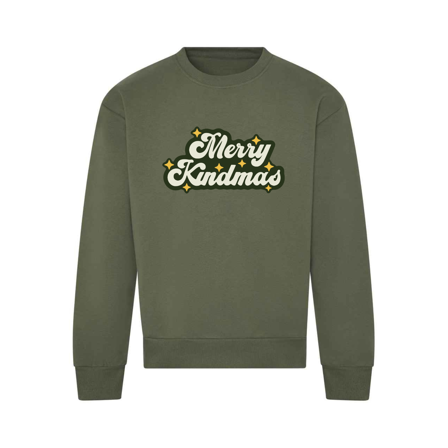Merry Kindmas Sweatshirt - Earthy Green