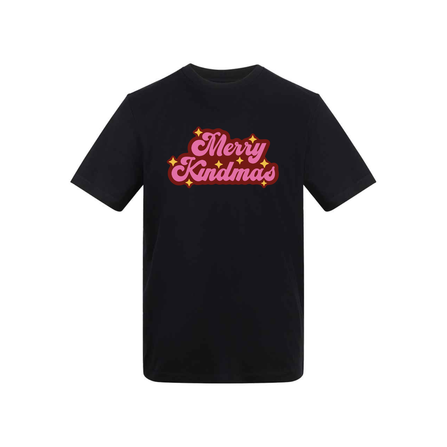 Merry Kindmas T-Shirt - Deep Black
