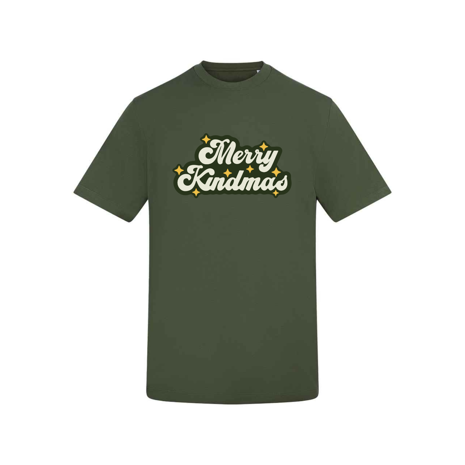 Merry Kindmas T-Shirt - Earthy Green